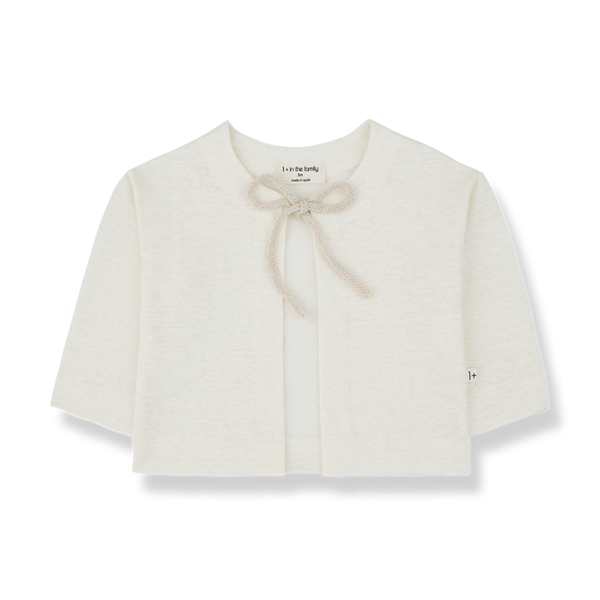 Iria Linen Cardigan Coat (Off-White)