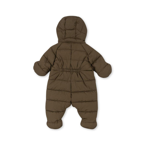 Alpi Hooded Thermo Padded Baby Pramsuit (Beech)