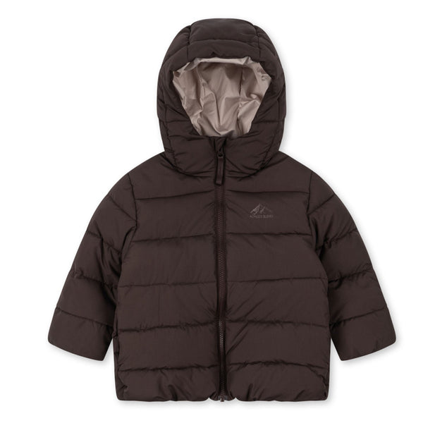 Alpi Thermo Lined Hooded Padded Puffer Jacket (Chocolate Brown)