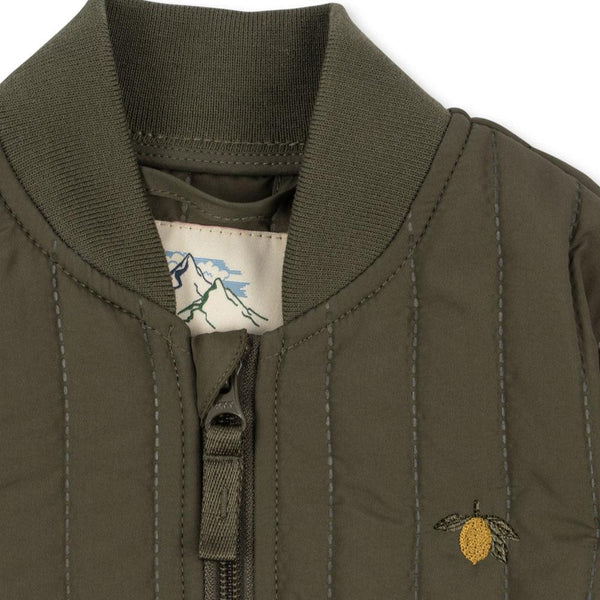 Evi Quilted Jacket and Trousers Thermo Set (Olive)