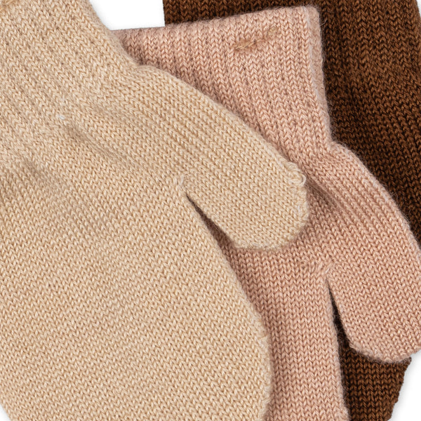 Filla Wool Blend Baby Mittens Pack of 3 (Sorbet Mix)