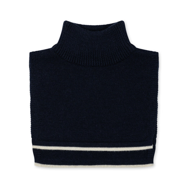 Louli Pull On Merino Wool Bib Neckwarmer (Total Eclipse)