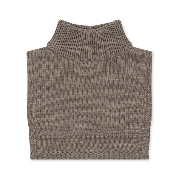 Louli Pull On Merino Wool Neckwarmer (Soft Brown)