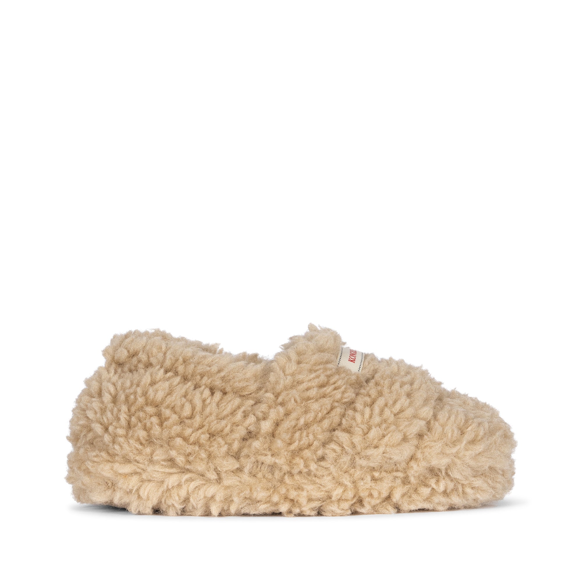 Globe Teddy Borg Rubber Sole Slippers Cream Konges Slojd