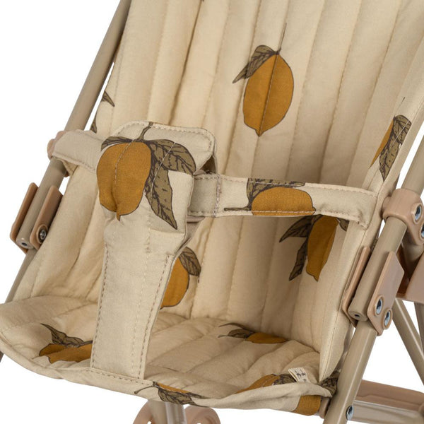 Grand Citron Cotton Quilted Dolls Stroller