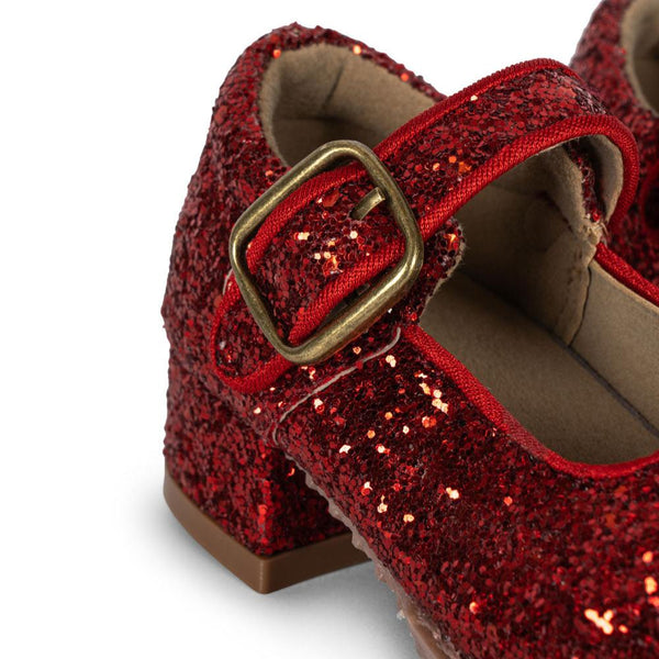 Cherry Embroidered Cape and Glitter Shoes Dress Up Set