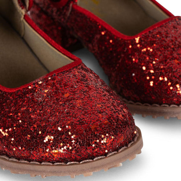 Cherry Embroidered Cape and Glitter Shoes Dress Up Set