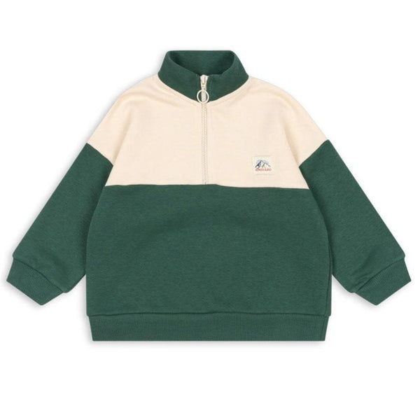 Lou Cotton Half Zip Sweatshirt