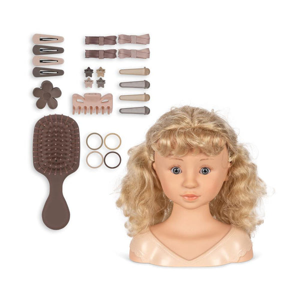 Mimi Hairdressing Dolls Head with Salon Accessories