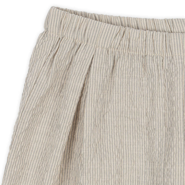 Elliot Cotton Stripe Seersucker Pants (Quarry Stripe)