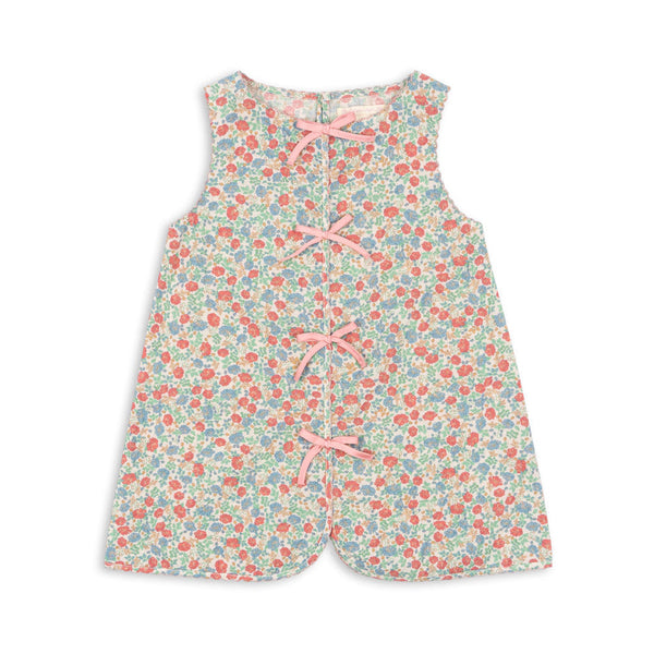 Elin Bow Front Sleeveless Cotton Summer Dress (Fiola)