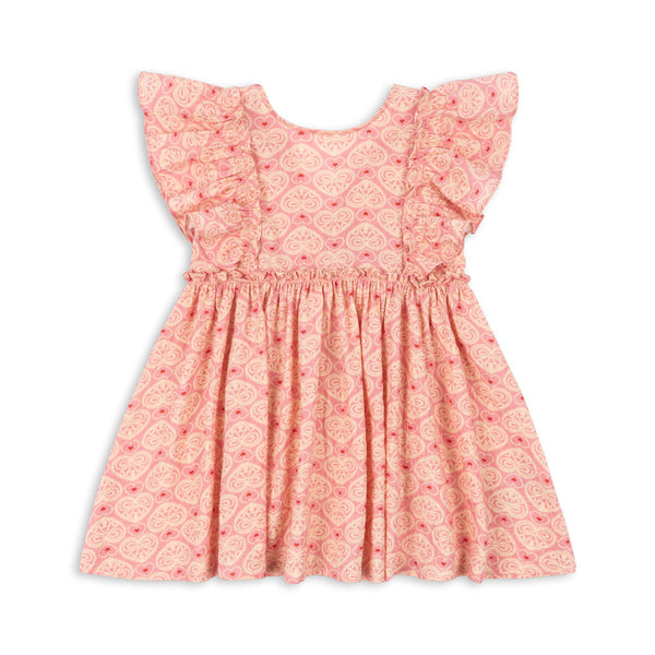 Ava Bow Back Frill Dress