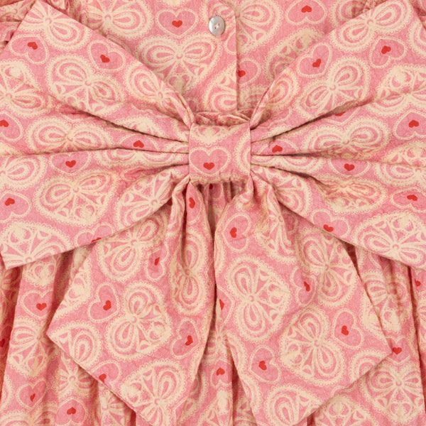 Ava Bow Back Frill Dress