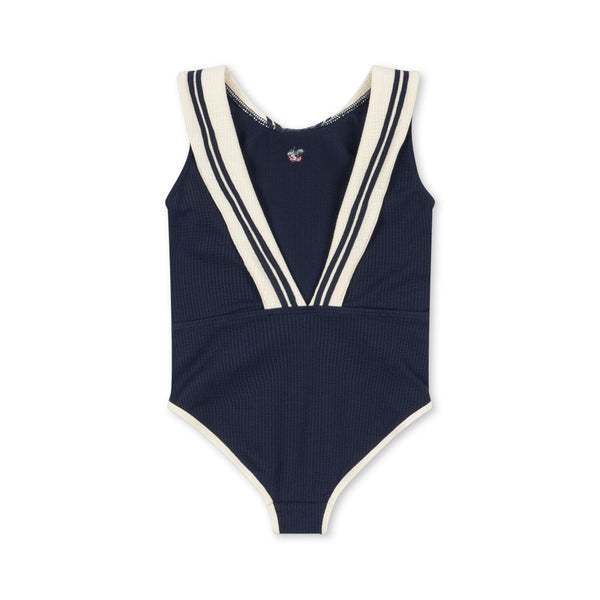 Sailor Collar Swimsuit (Navy Blazer)