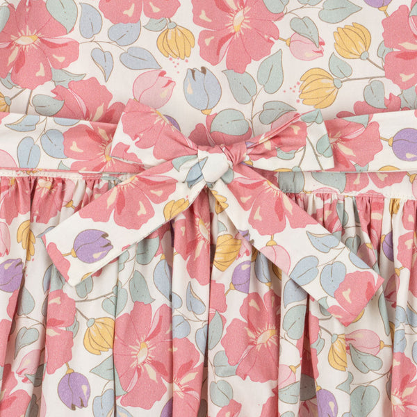 Coeur Collar Floral Cotton Summer Dress (Fleur Anglaise)