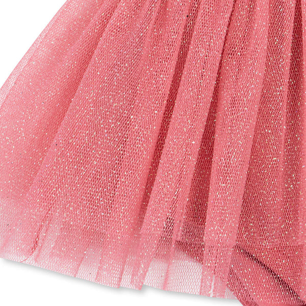 Amandine Strawberry Print Glittery Tutu Swimsuit