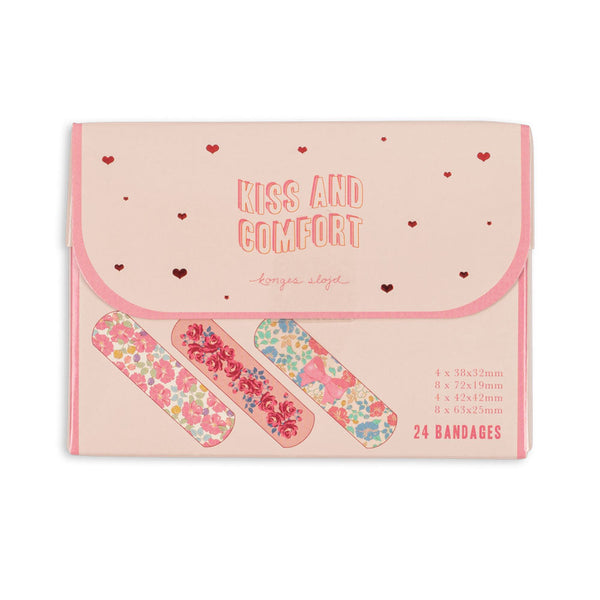 Kiss and Comfort Pink Mix Plasters 24 Pack