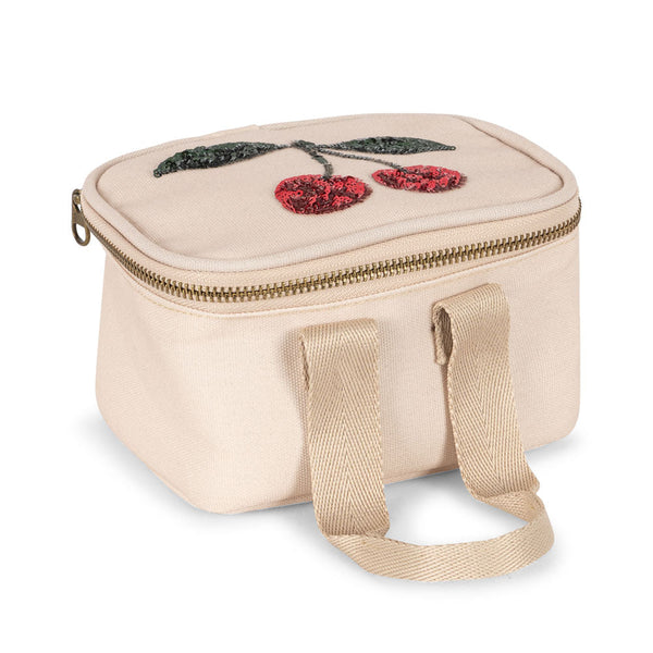 Sequinned Cherry Print Mini Thermo Lunch Bag
