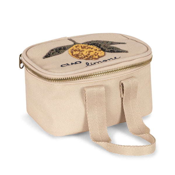 Sequinned Lemon Print Mini Thermo Lunch Bag
