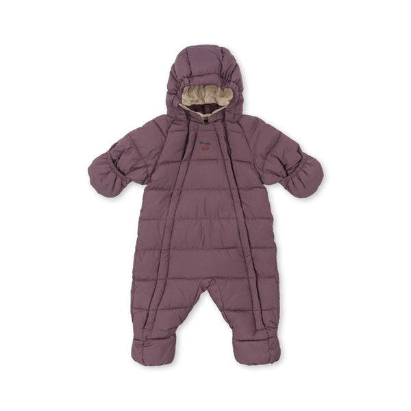 Alpi Hooded Thermo Padded Baby Pramsuit (Hortensia)