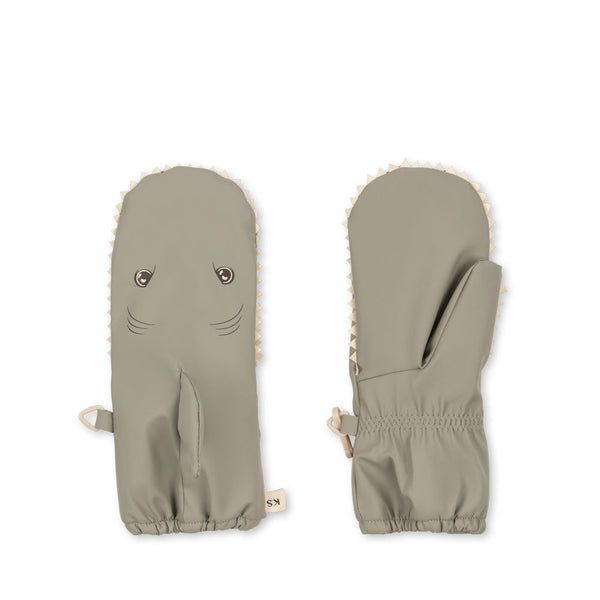 Plainy Shark Face Rain Proof Mittens (Laurel Oak)