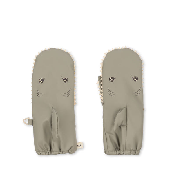 Plainy Shark Face Rain Proof Mittens (Laurel Oak)