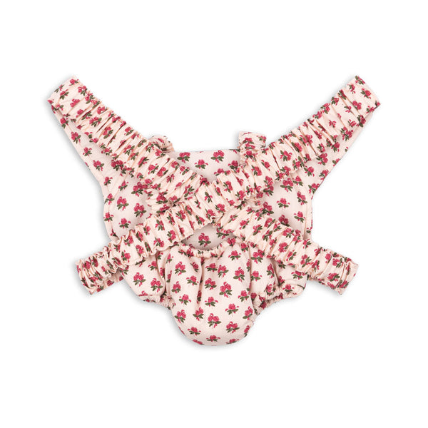 Floral Embroidered Quilted Dolls Sling Carrier (Rosie Rose)