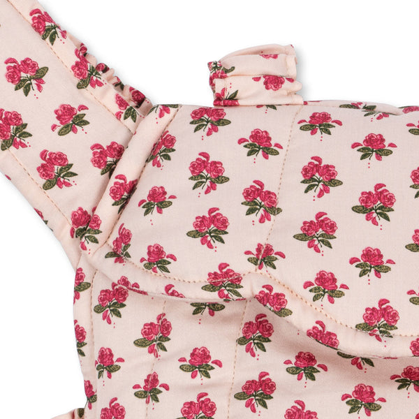 Floral Embroidered Quilted Dolls Sling Carrier (Rosie Rose)