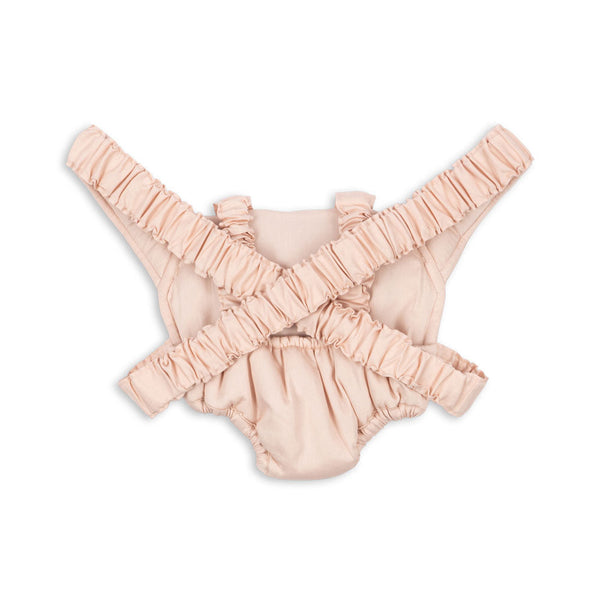 Floral Embroidered Quilted Dolls Sling Carrier (Cameo Rose)