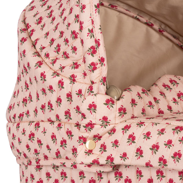 Floral Print Vintage Traditional Dolls Pram (Rosie Rose)