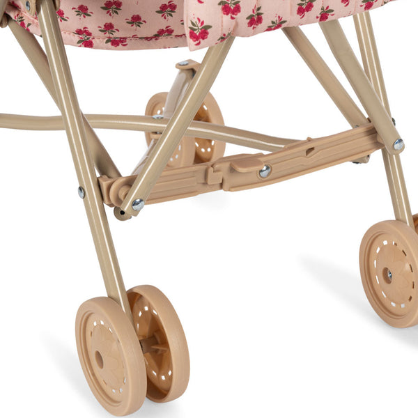 Floral Print Cotton Quilted Dolls Stroller (Rosie Rose)