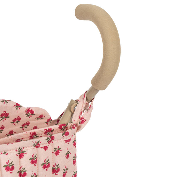 Floral Print Cotton Quilted Dolls Stroller (Rosie Rose)