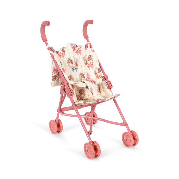 Unicorn Print Cotton Quilted Dolls Stroller (Twinkle Sprinkle)