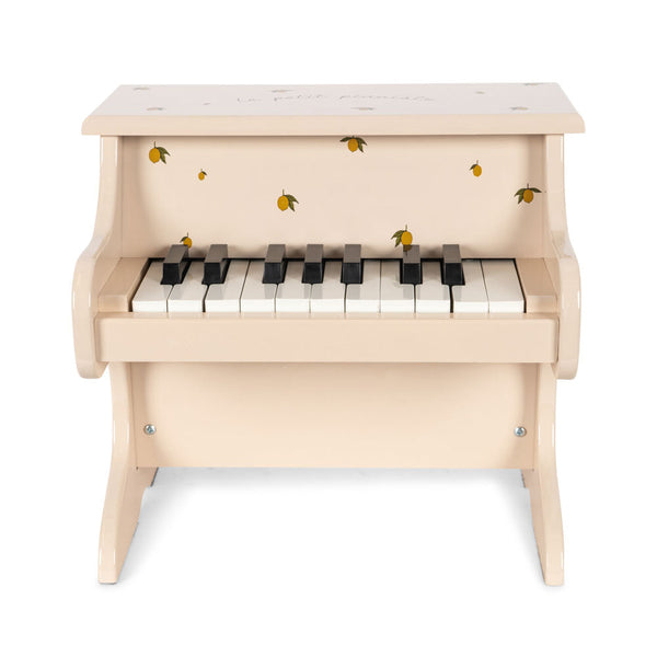Lemon Print Wooden Toy Piano
