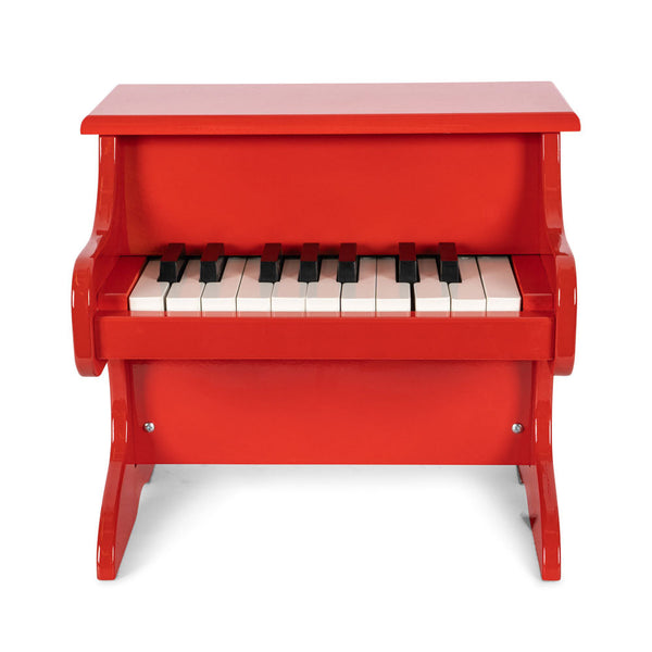 Red Wooden Glossy Toy Piano