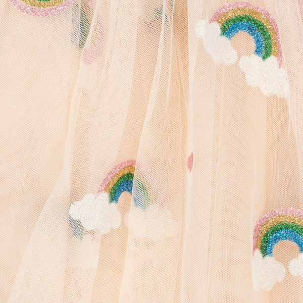 Tullie Sequin Rainbow Print Tulle Party Dress