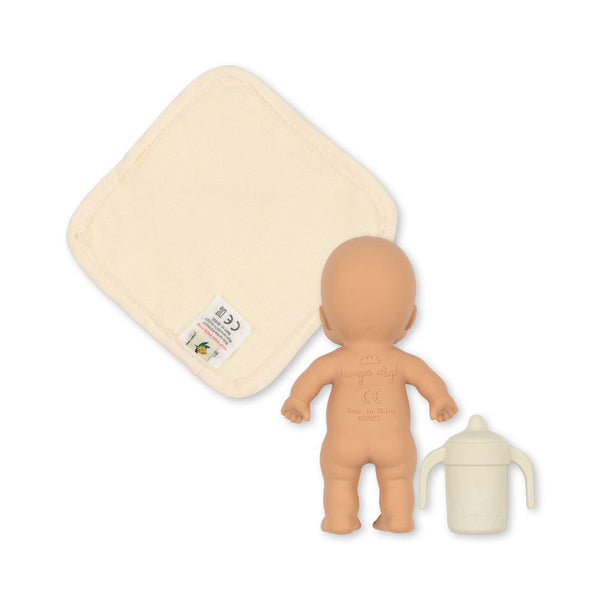 Niko Lemon Print Bath Buddy Doll Set