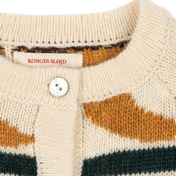 Billi Banana Print Wool Blend Cardigan