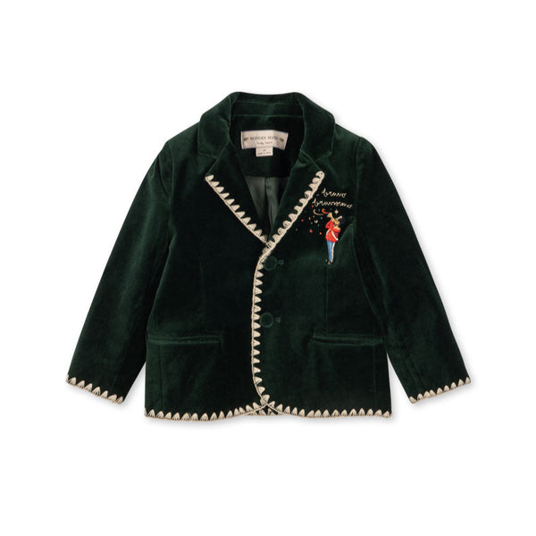 Rocky Velvet Bravo Occasion Blazer (Dark Green)