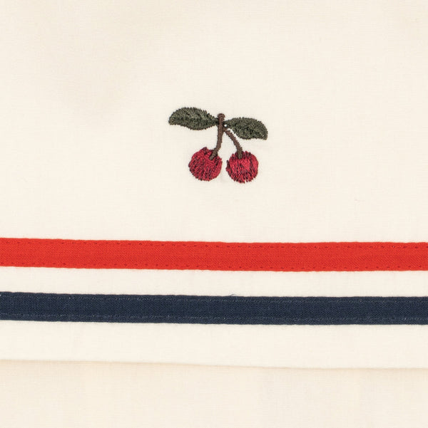 Allie Sailor Cotton Dress (Eggnog)