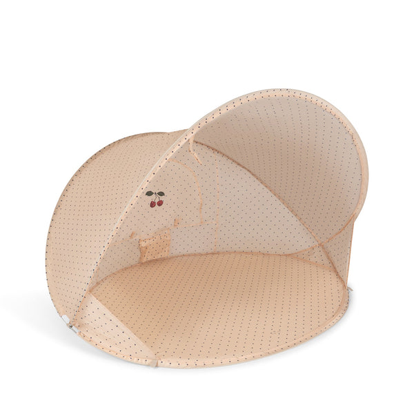 Polka Dot Beach Tent Pop Up Anti UV 50+ (Navy Dot)