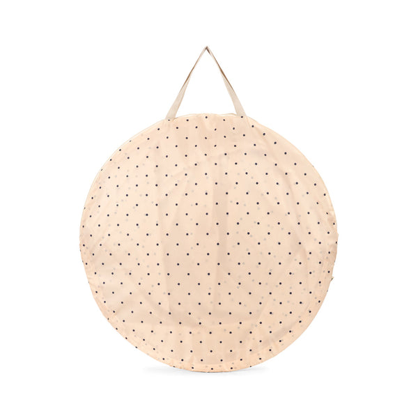 Polka Dot Beach Tent Pop Up Anti UV 50+ (Navy Dot)