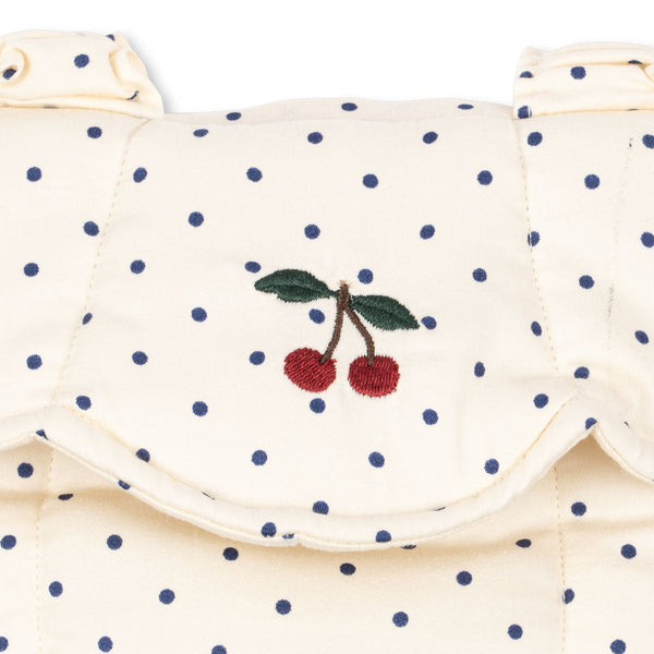 Polka Dot Quilted Dolls Sling Carrier (Estate Dot)