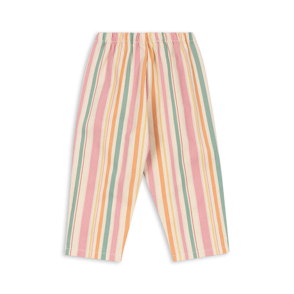 Frankie Cotton Stripe Twill Pants (Miami Stripe)
