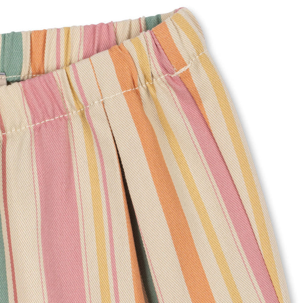 Frankie Cotton Stripe Twill Pants (Miami Stripe)