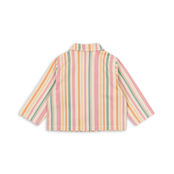 Frankie Cotton Twill Stripe Jacket (Miami Stripe)