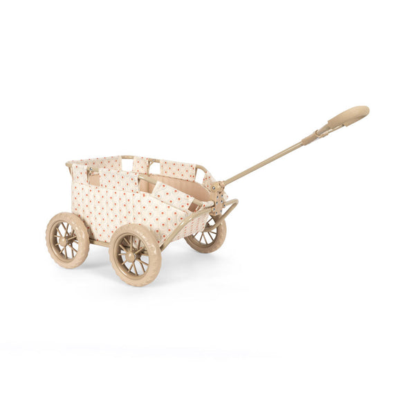 Floral Polka Dot Print Kids Stroller Wagon (Mirage)