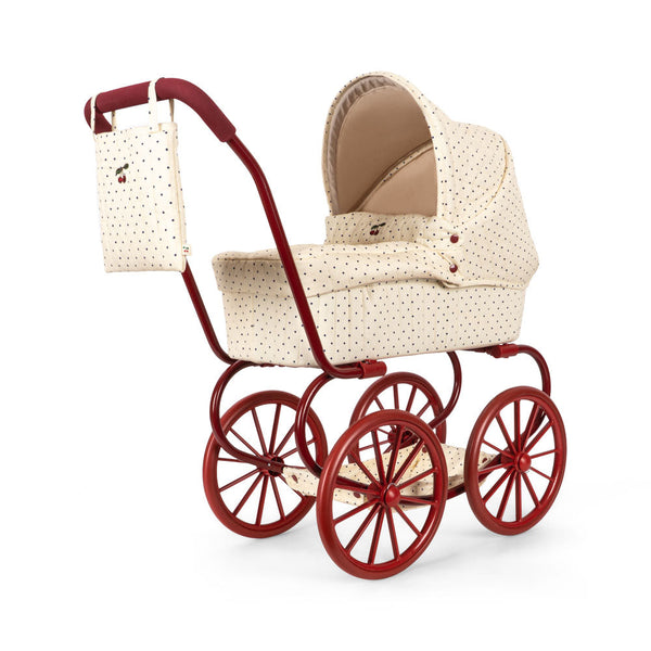 Minnie Polkadot Vintage Traditional Dolls Pram (Estate Dot)