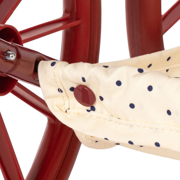 Minnie Polkadot Vintage Traditional Dolls Pram (Estate Dot)