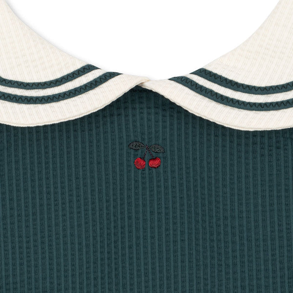 Sailor Collar Swimsuit (Sea Moss)